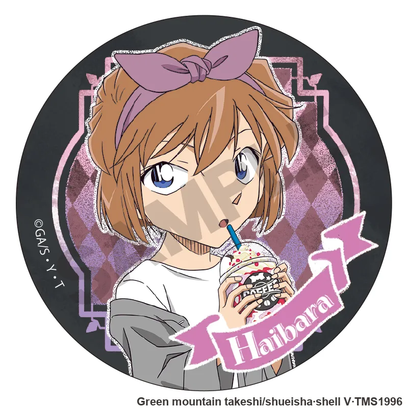 CRUX Detective Conan Characters Garbage Food Ver Badges-3