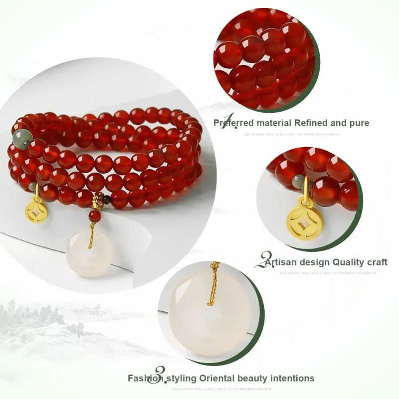 Oriental Jade Agate Jade Bracelets Women's-1