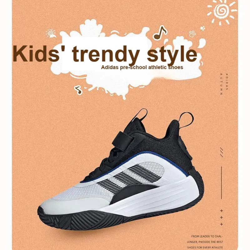 adidas Own The Game   3.0 K 'White Black'-1