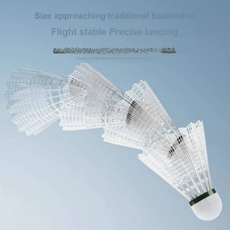 TOQO Nylon Shuttlecock 3 Pack Nylon Shuttlecocks-6