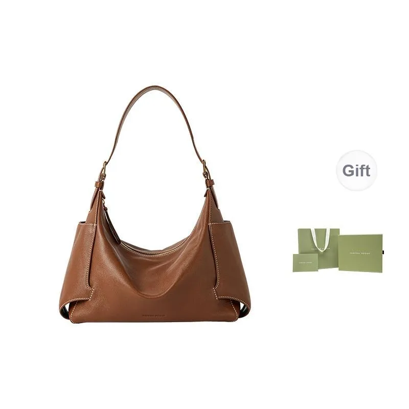 VANESSA HOGAN Cow Leather Crossbody Bag, Shoulder Bag Medium Size Women's Multicolor-4