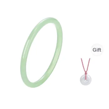 MAMADESHOUHU Chalcedony Elegance Brightening Elegant Jade Bangle Women's