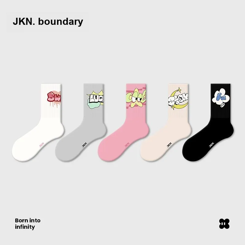 JKN Unisex Mid Calf Socks-1