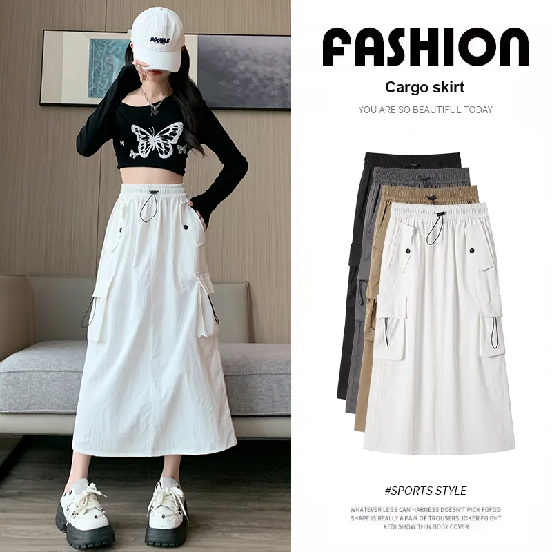 Ordifen Casual Long Skirts Women's-1
