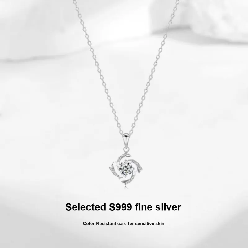 C&C S999 Fine Silver Necklaces Women's-2