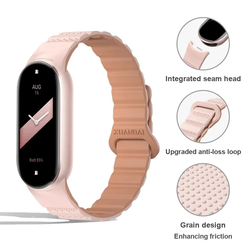 Yu Qing Watch Band Xiaomi Compatibility 145~230mm Silicone Material-1
