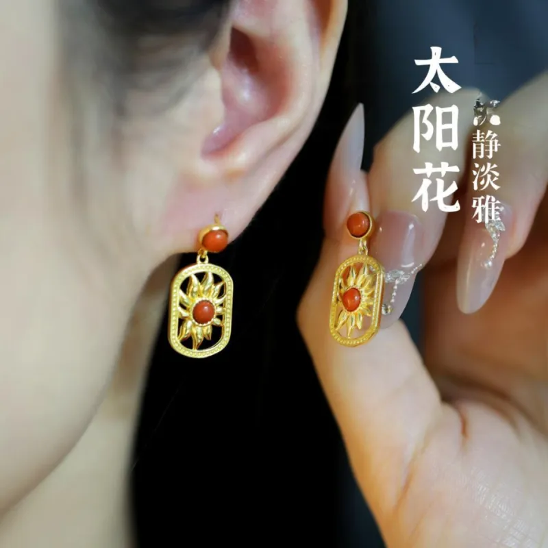 Love S925 Silver Earrings Women's-2