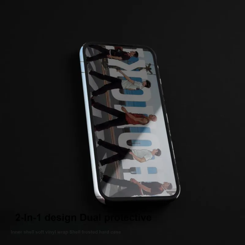Keshami PC Material Fully Enclosed Impact Resistant Matte Walking Phone Cases Compatibility  Xiaomi 15 Pro/14 Pro-8