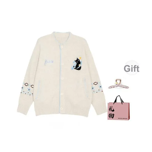 BAIDAIFEI Абрикос + Эксклюзивная сумка для покупок + Заколка-краб Женская трикотаж