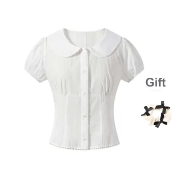 TURN UP Puff Sleeve T Shirt Women's