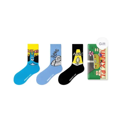 PL 3 шт PL Rough Американские модные носки Ade Смешанные цвета Унисекс MID Носки до икры