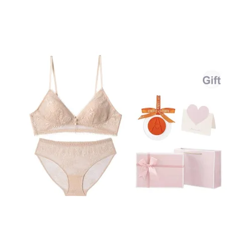 FREELASS Комплект нижнего белья для женщин овсяный цвет