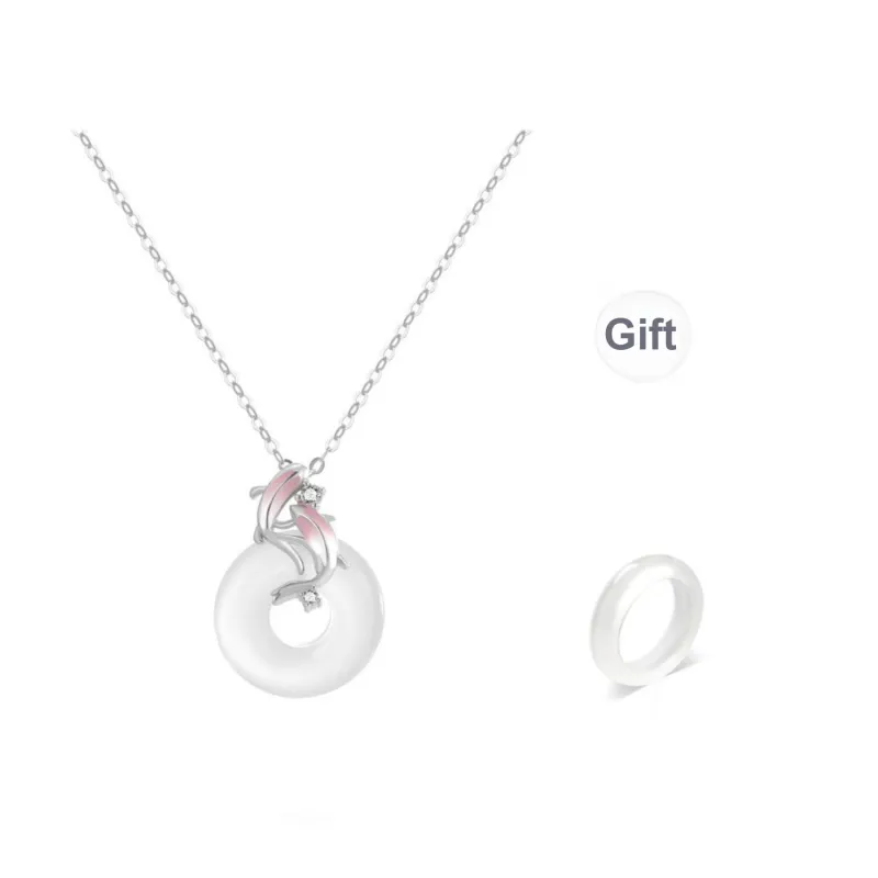Zheng Baifu Chalcedony Jade Necklaces Women's-0
