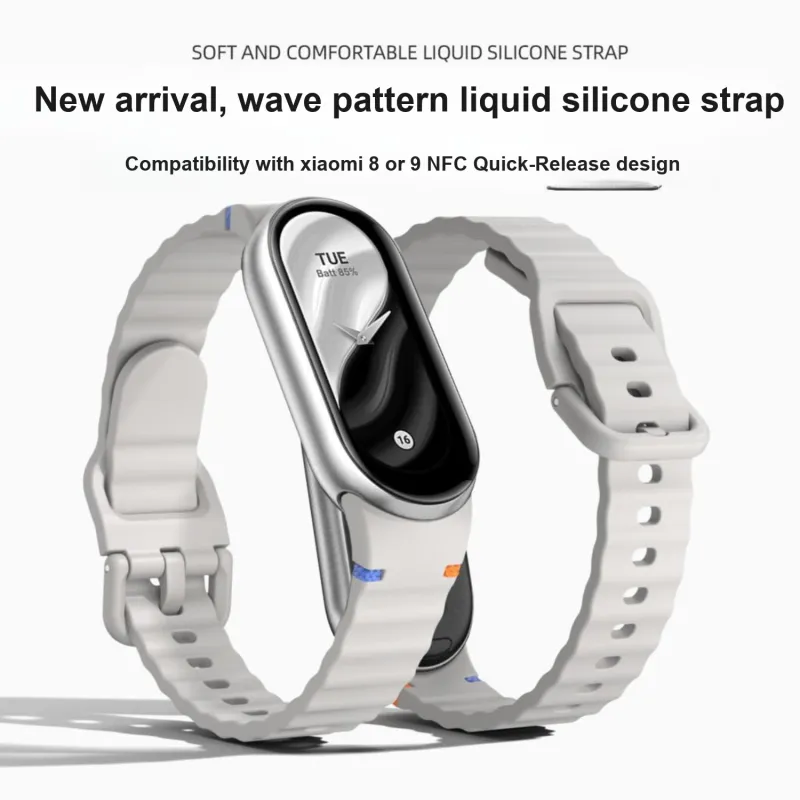 IBOANN Watch Band Xiaomi Compatibility Silicone Material-11