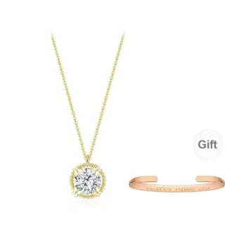 Colev Kie S925 Silver Necklaces Women's