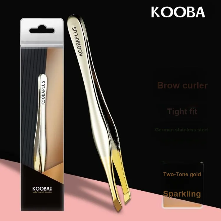 KOOBAPLUS False Eyelash Precision Stainless Steel Brow Tweezers Epilating Eyebrow And Facial Hair Trimmer Beauty Tool-1