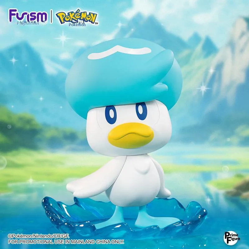 FUNISM Runny Water Duck, Cute Fire Crocodile, New Leaf Meow Pokémon Scarlet And Violet's Three Champions Bonus Gifts-6