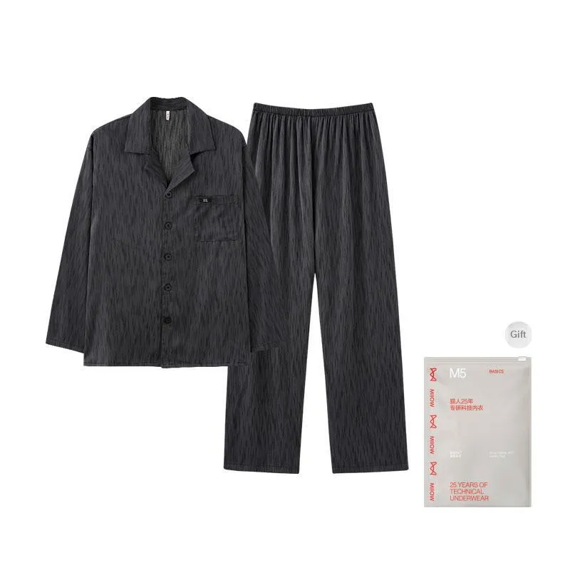 MIIOW Trend Party Series Pajama Set Men's Shopping Bag Image Color-0
