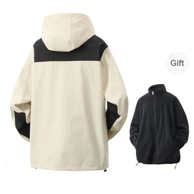 FASTFISH Windproof 3 in 1 Windbreaker Jacket Unisex-5