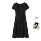 Black Long+Hair Tie, Comes with