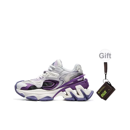 OGR R Line Pioneer Толстая подошва Кроссовки Унисекс Электроплазменый Фиолетовый