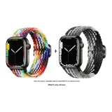 Apple Woven Strap-Rainbow * Dark Chocolate