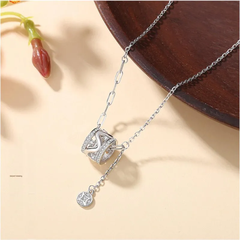 MGS 925 Sterling Silver Necklaces Women's-2