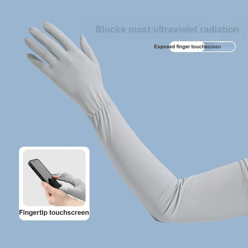 NANJIREN Cooling Lightweight Sun Protection Sleeves Women's-3