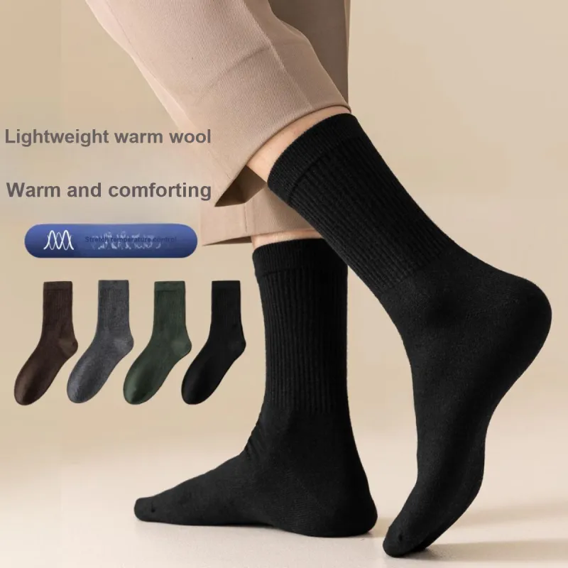 PIERRE CARDIN Mid Calf Socks Men's Shopping Bag 4 Pack-6