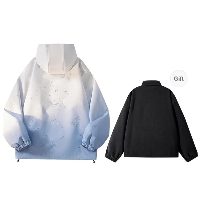 FORIDER Water Resistant Windproof UV Protection Windbreaker Jacket Unisex-15