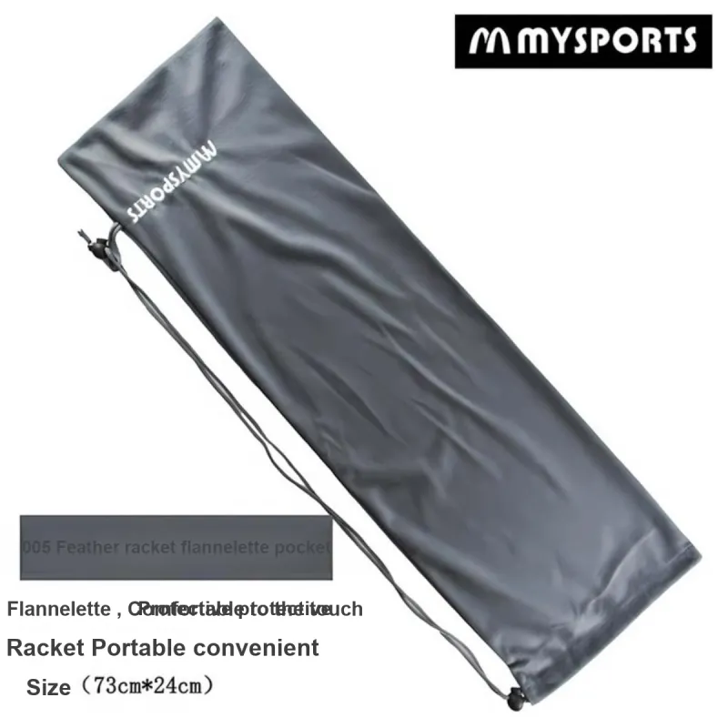 Mysports Badminton Racket Bags 2 Pcs Pack Sporty Style Shoulder Bag Unisex Sun Protection Insulation-18