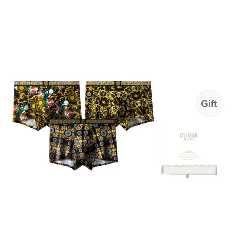 XIA.WA.ZHI.XIU Underpants Men's 3 Pack-5