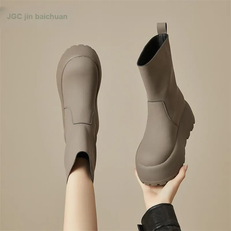 Jin Baichuan Ankle Boots Women's-23