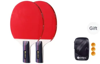 Ping Pong Paddles Unisex Rubber Sponge Poplar Red Multi Specification
