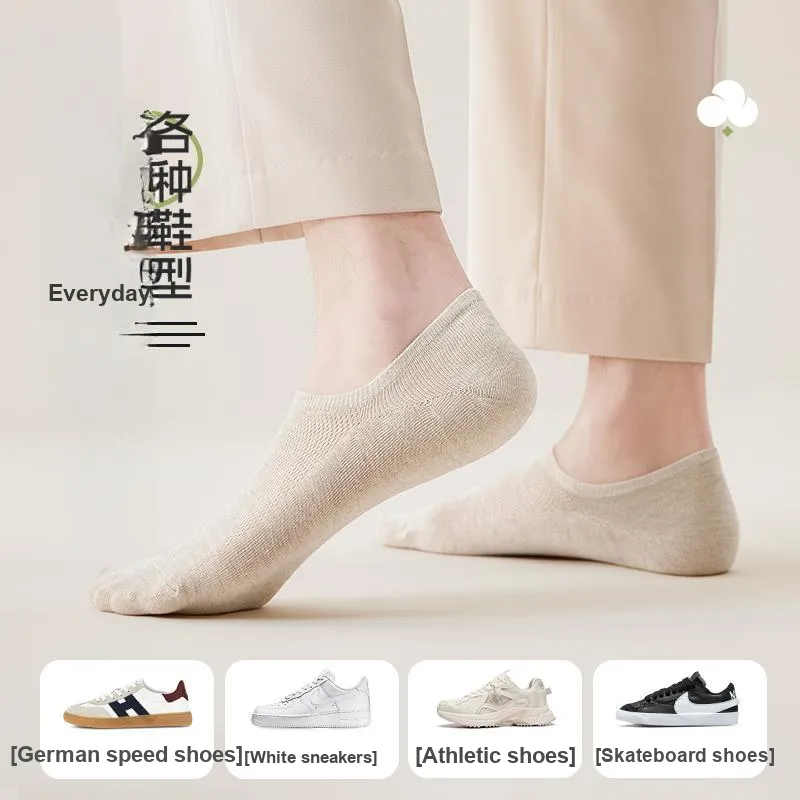 Top Melon No Show Socks Men's 5 Pack-3