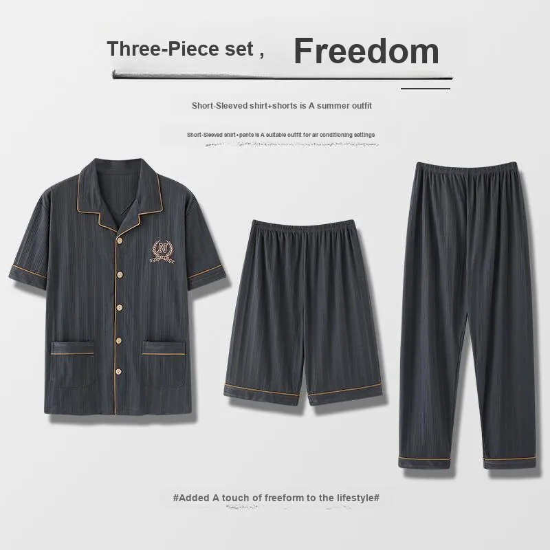 Mulong family Men Pajama Sets-2
