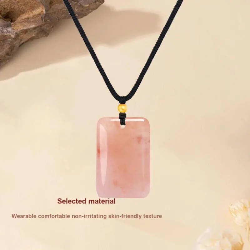 Master Kim Golden Silk Jade Necklaces Unisex-3