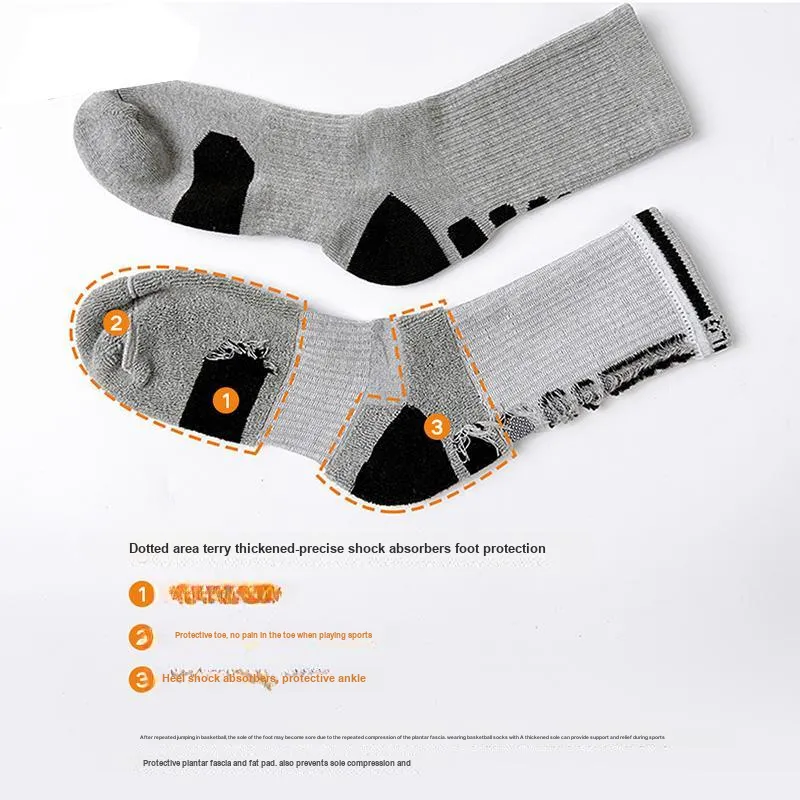 Gentle Welcome Basketball Socks Unisex Combo Set-15