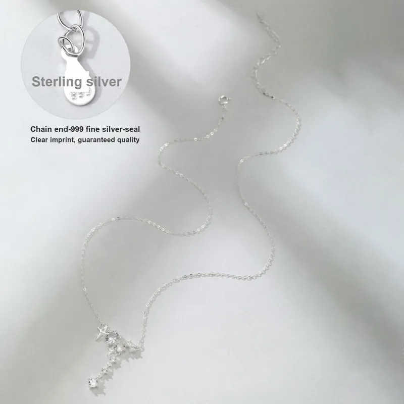 MISS WEI 999 Fine Silver Necklaces Women's-4