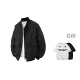 Black (Comes with Heavyweight 100% cotton Short-Sleeved Shirt, Random Style)