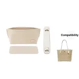 Ecru Three-Piece Set (Old Version Shoulder Strap Pad+Liner+Bottom Pad)