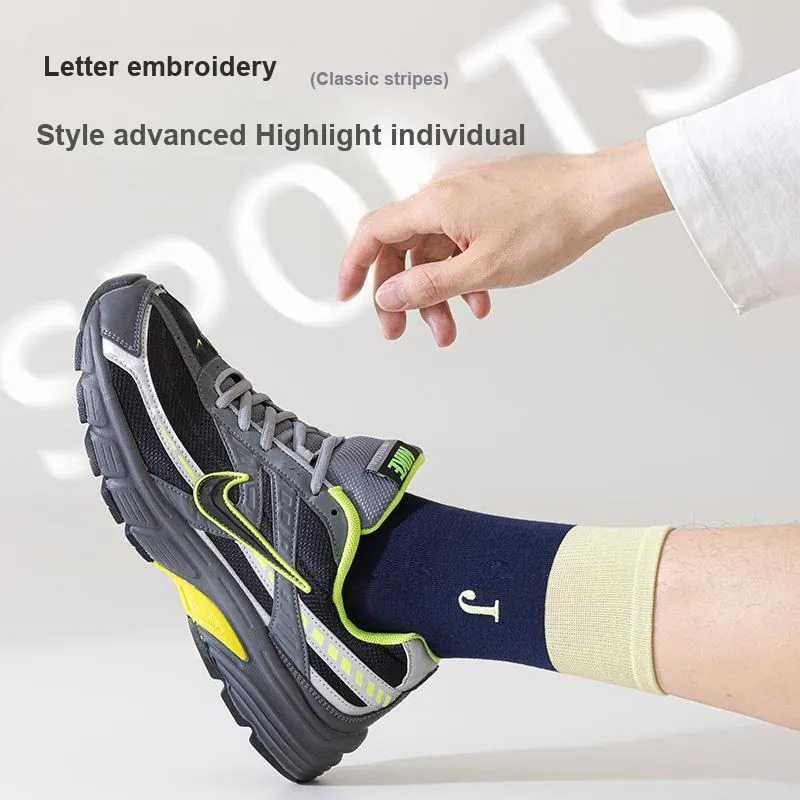 Top Melon Mid Calf Socks Men's 5 Pack-3