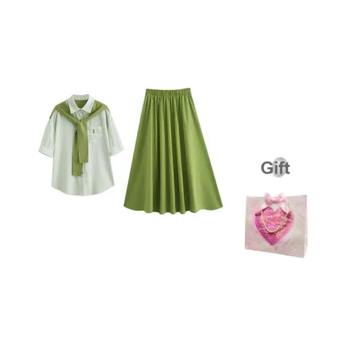 CHICCLO Комплект с юбкой Женские Зеленый