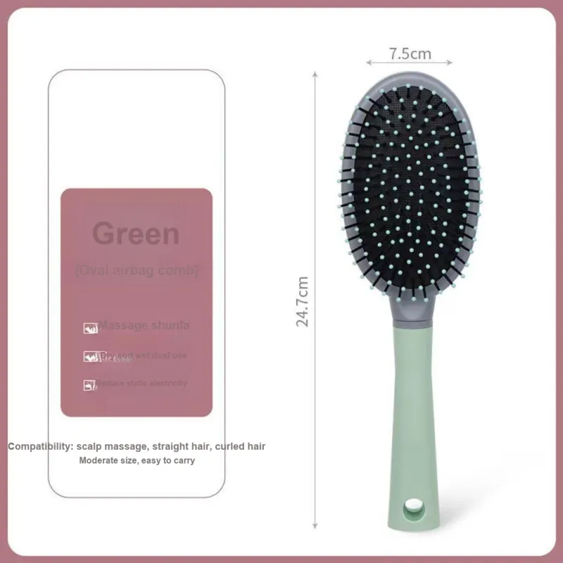 MITIANTU Large Curved Comb With Airbag Massage For High Hairline, Volumizing, And Styling Women's Hair Portable-4