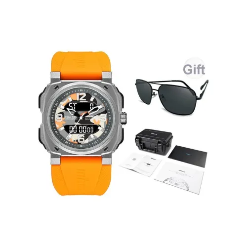 INFANTRY Электронный Механизм Силиконовый Ремешок Часы Мужские Циферблат Серый