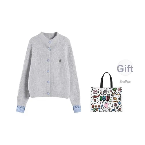 SOIE Серый Женский Трикотаж