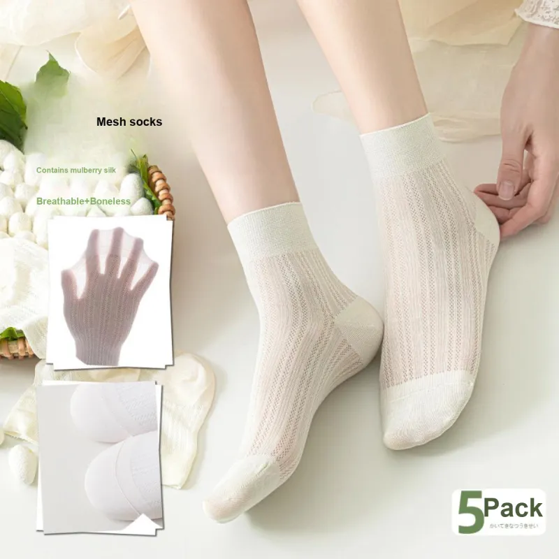AUGUST Ankle Socks Women's 5 Pack-4