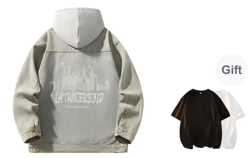 LA'T.WEEKEND Denim Jacket Unisex-40