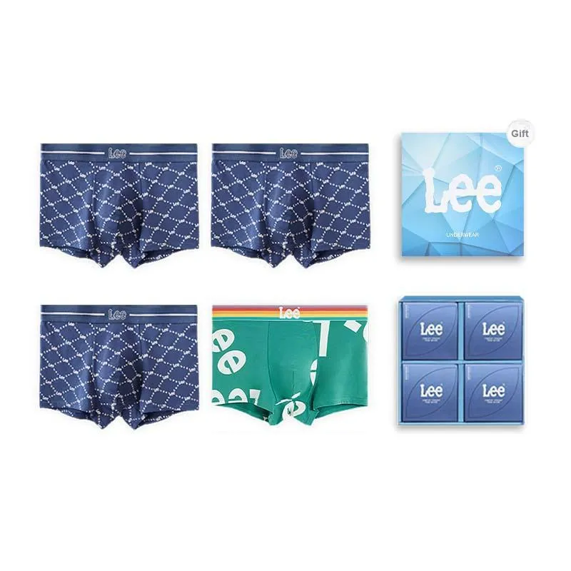 Lee Prism Color Two Underwear Gift Box Men's 4 Pack-21