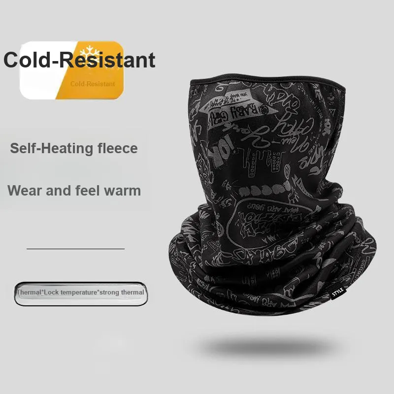 JIEKAI Riding Equipment Cycling Face Mask Unisex Polyester 27*36CM Multiple Colors-7